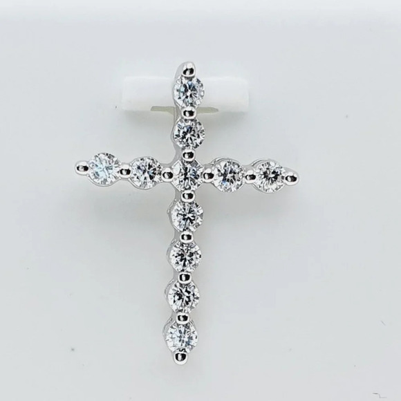 "#925 Sterling Silver Cubic Zircon Pendant for Women/Girls, US925P1101 - Picture 4 of 7